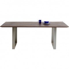 Table Symphony Dark Silver 160x80